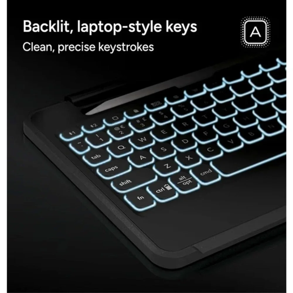 New ZAGG Rugged Book, Magnetic-hinged Keyboard-10.5